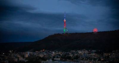 Тбилисскую телевышку подсветят в цвета азербайджанского флага