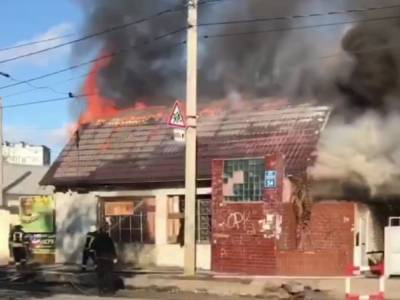 В Харькове произошел пожар в жилом доме