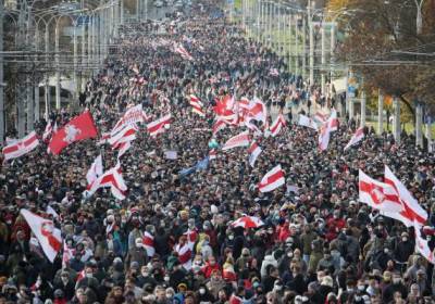 Правозащитники сообщили о 65 задержанных на акциях протеста в Белоруссии - govoritmoskva.ru - Белоруссия - Польша - Минск