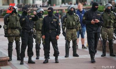 МВД Белоруссии назвало причину применения резиновых пуль