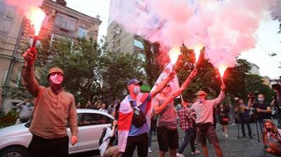 Ситуация в Белоруссии: несанкционированная акция протеста начала рассеиваться