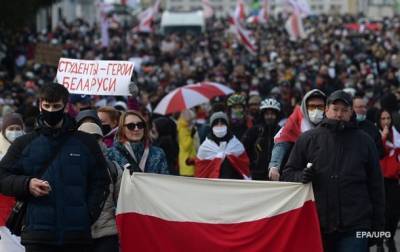В Минске произошла стрельба на митинге протеста