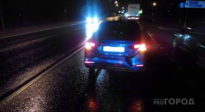 В Чувашии на трассе М7 столкнулись три машины