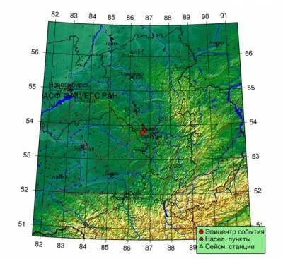 В Кузбассе зафиксировали ещё одно землетрясение
