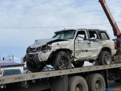 В ДТП возле Шахтерска погибли водитель и пассажир "Ниссана Сафари"