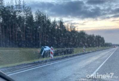 Снег и массовый замес: утром понедельника на трассе «Скандинавия» произошло две аварии