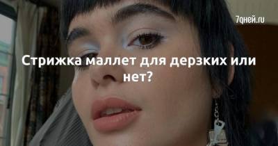 Стрижка маллет для дерзких или нет? - skuke.net - Россия