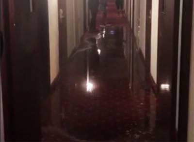 В иерусалимском отеле «наводнение»
