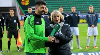 Марушич признан лучшим игроком, Ковалевич - лучшим тренером футбольного чемпионата Беларуси в сентябре