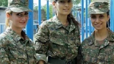 Вооружённые силы Армении сформировали первый женский отряд