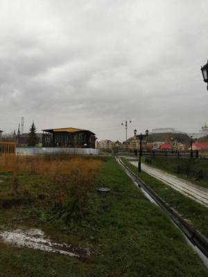 В историческом центре Тобольска стоки канализации стекают в Иртыш