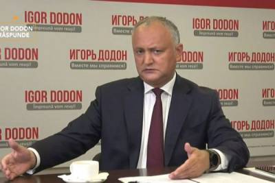 Додон обещает вернуть в Молдавию российское телевещание и русский язык
