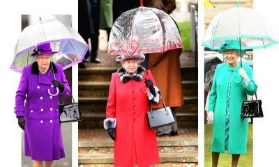Виндзорские зонтики: королевский способ спрятаться от дождя