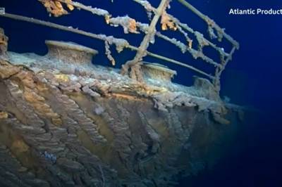 Постепенно исчезает: В сети показали, как выглядит нынче затонувший "Титаник"