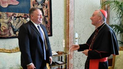 Помпео обсудил с руководством Ватикана ситуацию со свободой вероисповедания в Беларуси