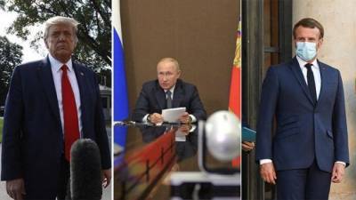Макрон: Россия, США и Франция предложат мирные инициативы по Карабаху
