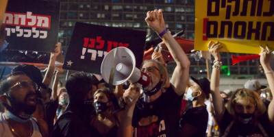 Полиция задержала шофера, наехавшего на демонстрантку в Тель-Авиве
