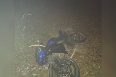 В Рязанской области в ДТП попал 14-летний подросток-мотоциклист
