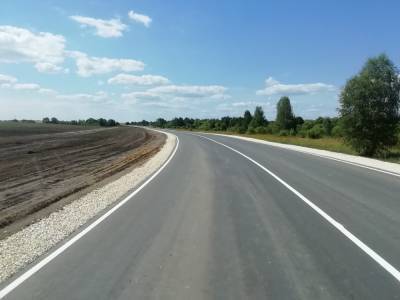 В Рязанской области построили дорогу, соединяющую два района