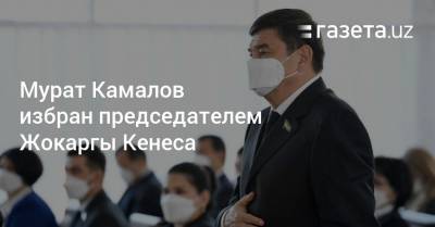 Мурат Камалов избран председателем Жокаргы Кенеса