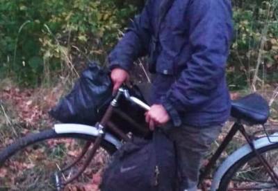Возле границы с Беларусью мужчина на велосипеде перевозил около 20 кг маковой соломки