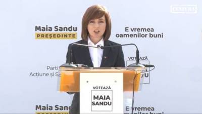 Санду хочет стать президентом Молдавии, считая себя «хорошим человеком»