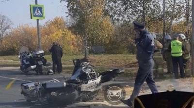 В Кузнецком районе мотоциклист попал в больницу после ДТП