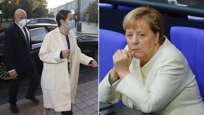 Меркель собирается встретиться с Тихановской