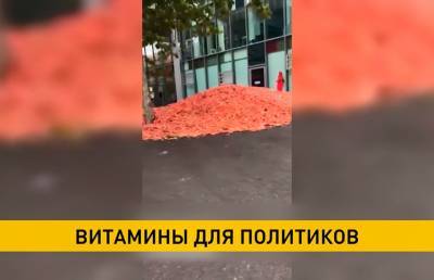 29 тонн моркови на улице Лондона: так художник решил привлечь внимание к проблеме пищевых отходов