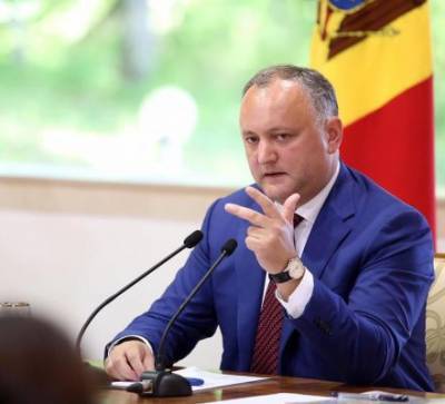 Додон: В Молдавии скоро будет новый парламент или правительство