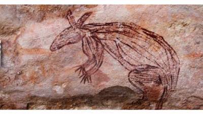 Совершенно новый тип пещерного рисунка обнаружен в Австралии