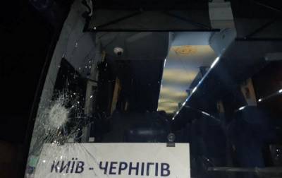 В Чернигове напали на пассажирский автобус