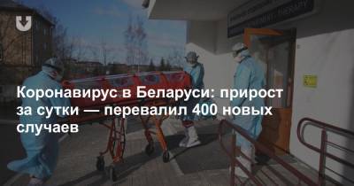 Коронавирус в Беларуси: прирост за сутки — перевалил 400 новых случаев