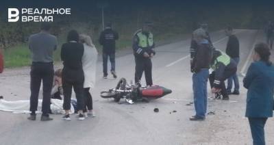 Под Казанью разбился 14-летний мотоциклист