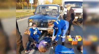 В Чебоксарах ослепленный солнцем водитель сбил на дороге двух женщин