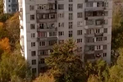 Москвич в лифчике выбросил в окно кошку и велосипед, ранил женщину и убил себя