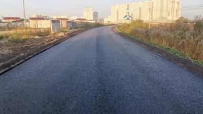 В Парголово завершается ремонт Михайловской дороги