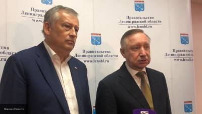 Беглов обсудил с Дрозденко сотрудничество во время пандемии