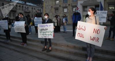 В Грузии прошла акция за мир в Нагорном Карабахе