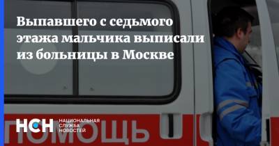 Выпавшего с седьмого этажа мальчика выписали из больницы в Москве