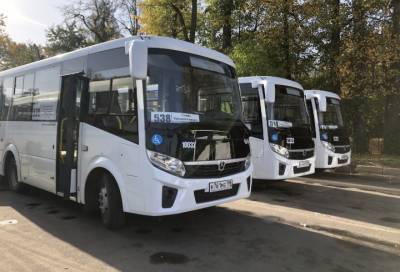 Новые автобусы появились на маршрутах в Гатчинском районе