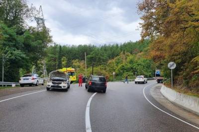 В аварии на горной трассе в Сочи пострадал пятилетний ребенок
