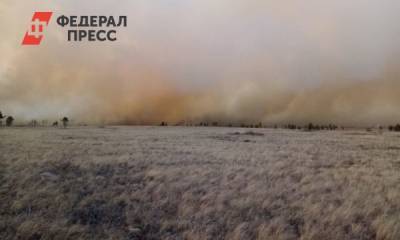 В Челябинской области вторые сутки тушат крупный лесной пожар