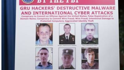 В США шести офицерам ГРУ, обвиняемым в массовых кибератаках, грозит 27 лет тюрмы