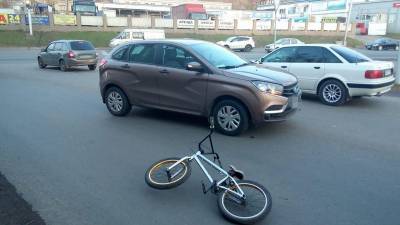 В Уфе под колёса машины попал 11-летний велосипедист