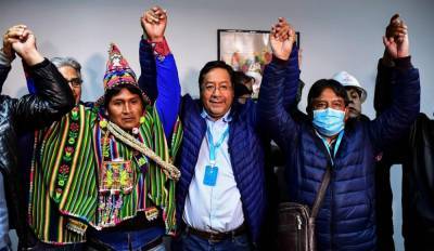 Преемника Моралеса считают победителем президентских выборов в Боливии