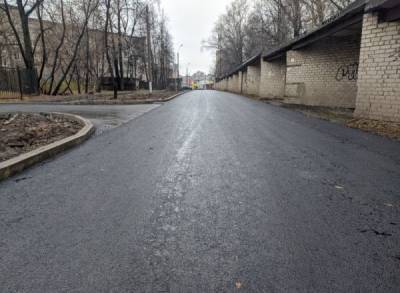 В Перми заасфальтирована дорога, ведущая к спортбазе "Летающий лыжник"