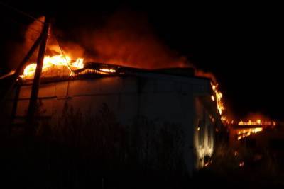В Чувашии произошел пожар на ферме