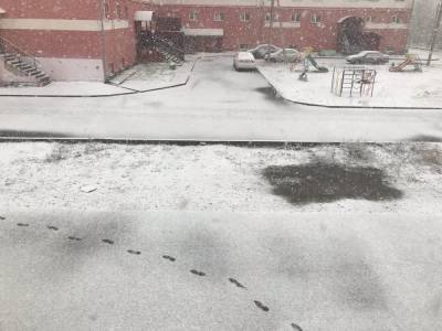 Нижегородцев удивил снегопад в Семенове