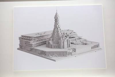 УГМК показала загадочную модель церкви. Возможно, это храм святой Екатерины